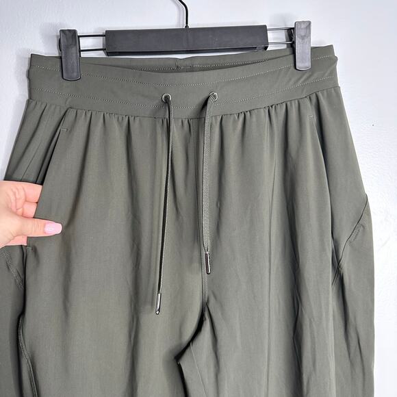 Sweaty Betty Women's Ivy Green Tie Waist Explorer Jogger Loose Fit Pants Size S - Picture 5 of 10